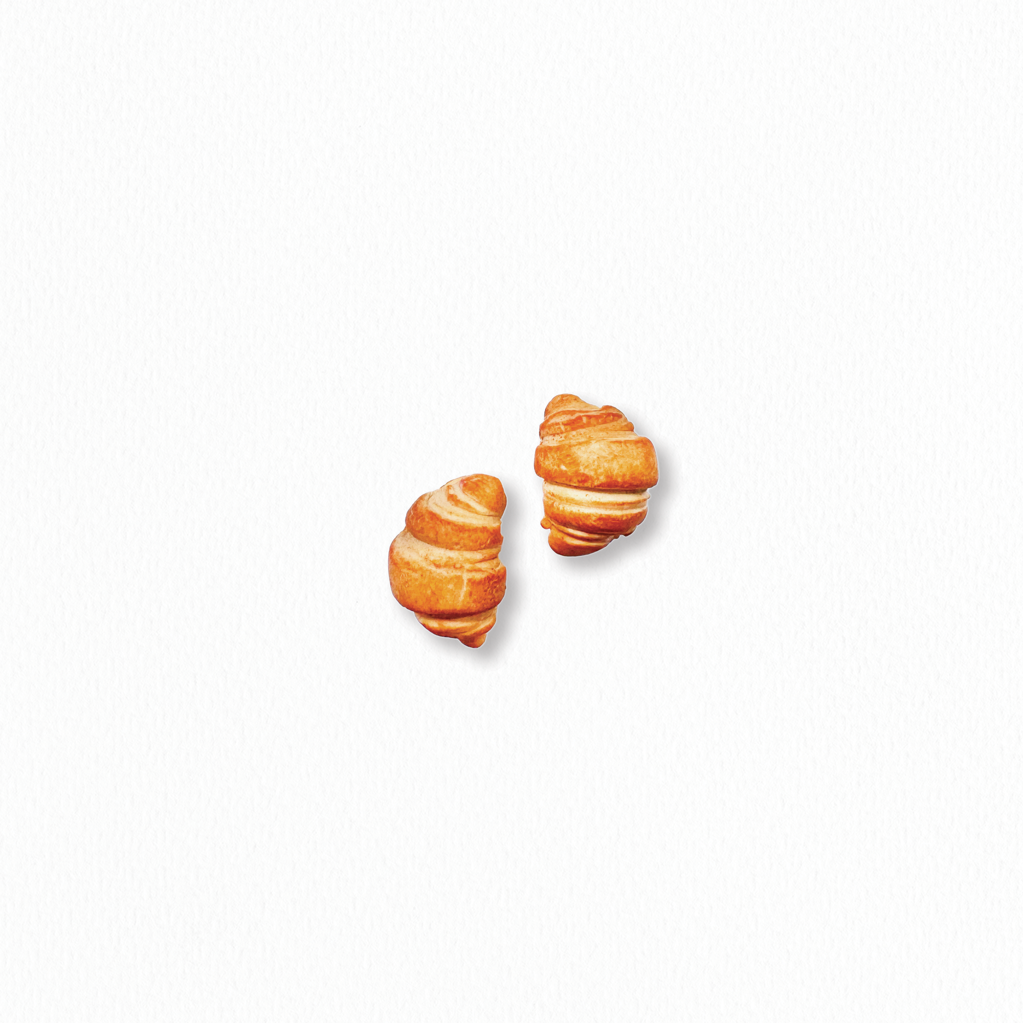 Croissant Stud Earrings